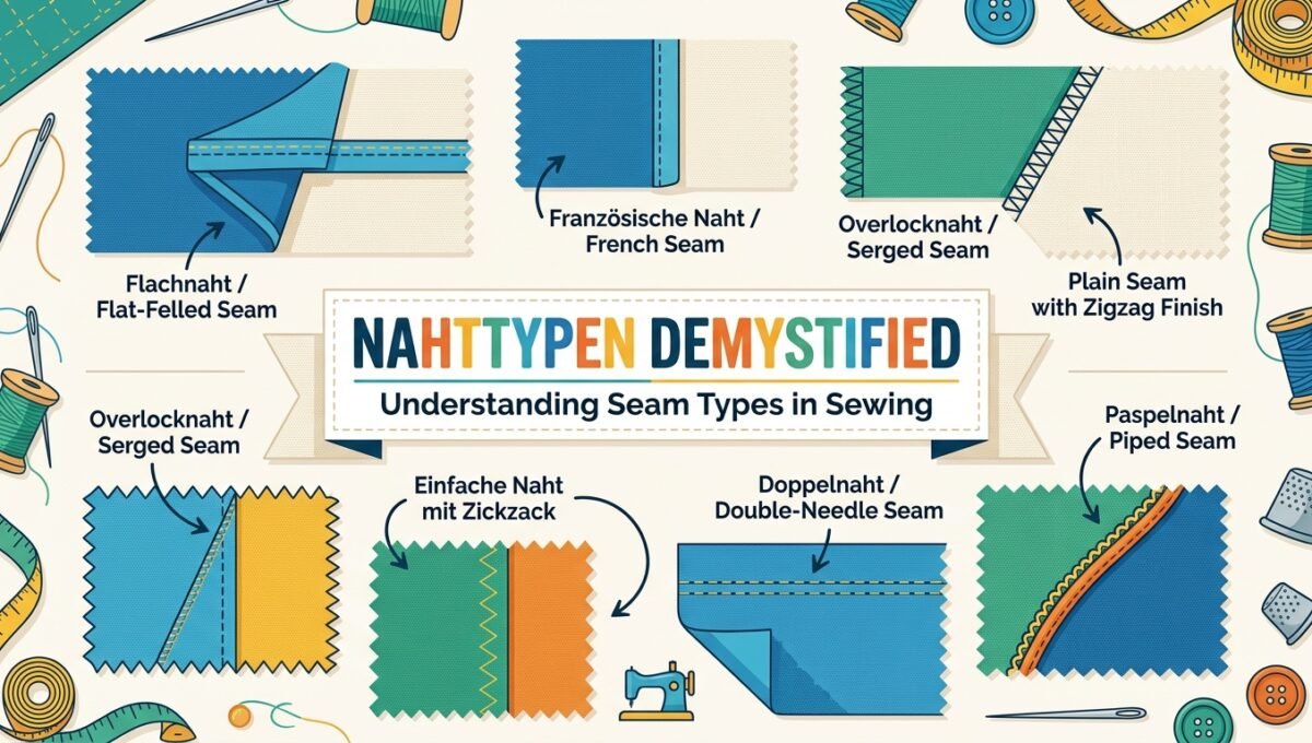 Nahttypen Demystified: Understanding Seam Types in Sewing