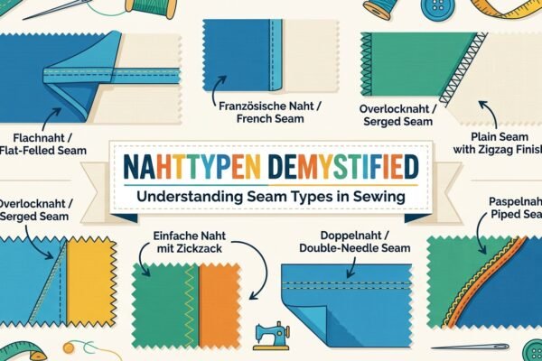 Nahttypen Demystified: Understanding Seam Types in Sewing